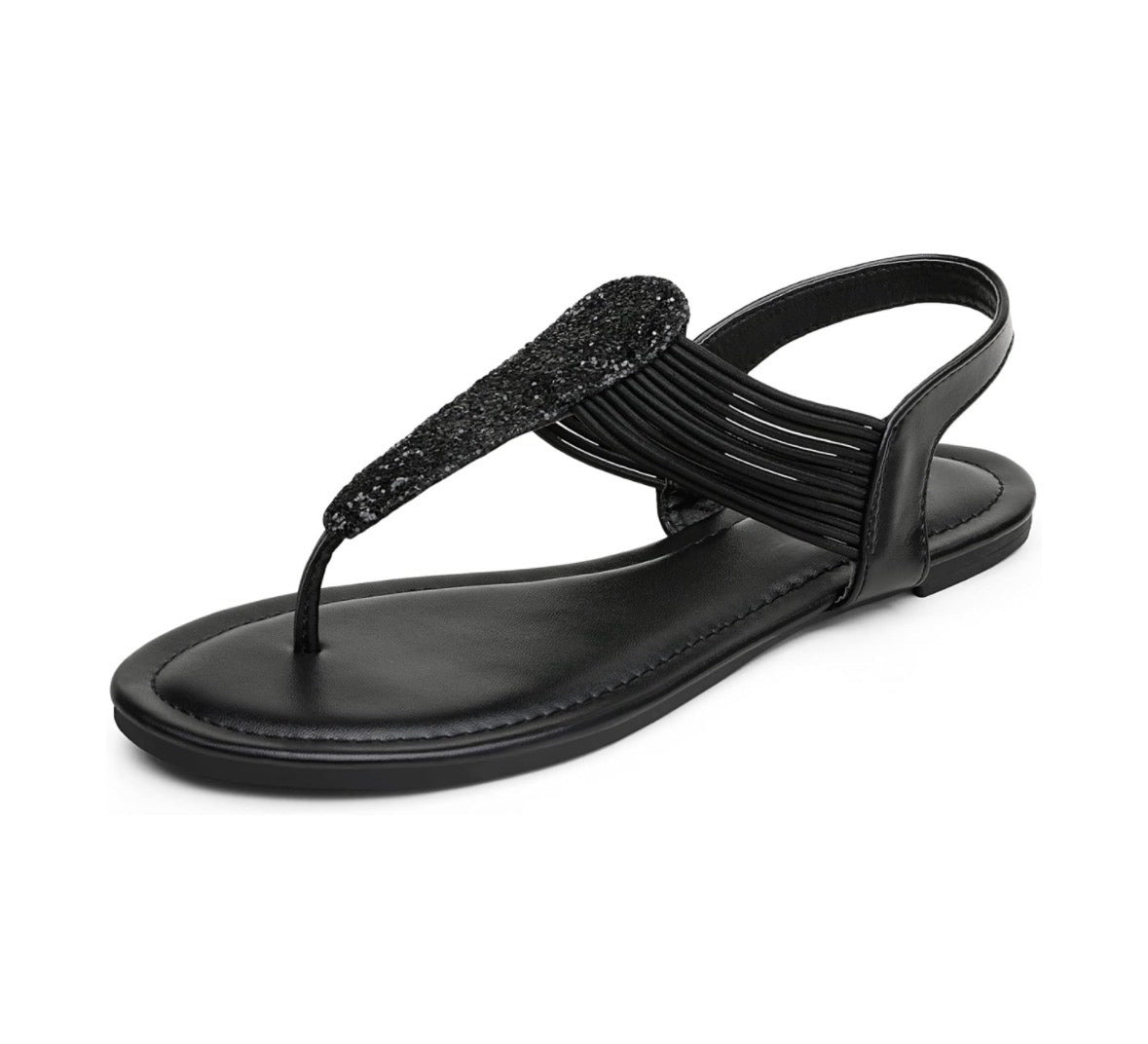 Women’s elastic string thong gladiator sandals