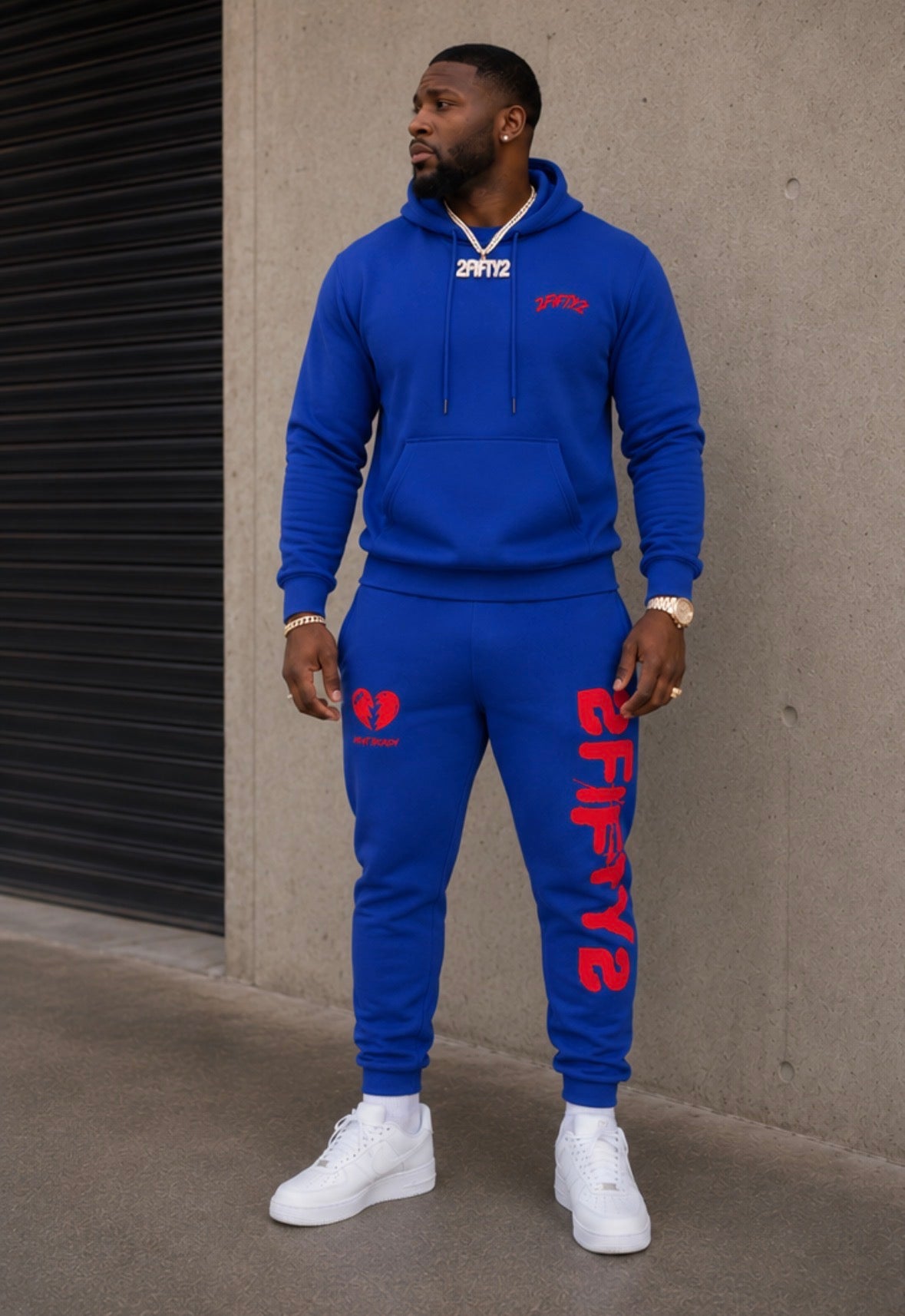 2 piece Sweatsuit Jogger set for men