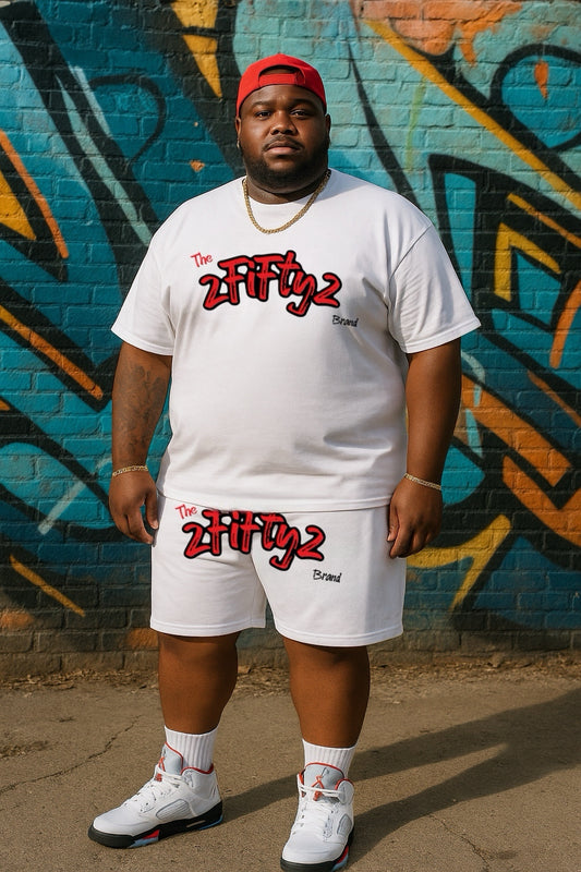 Plus size Men’s short set by the 2fifty2 brand