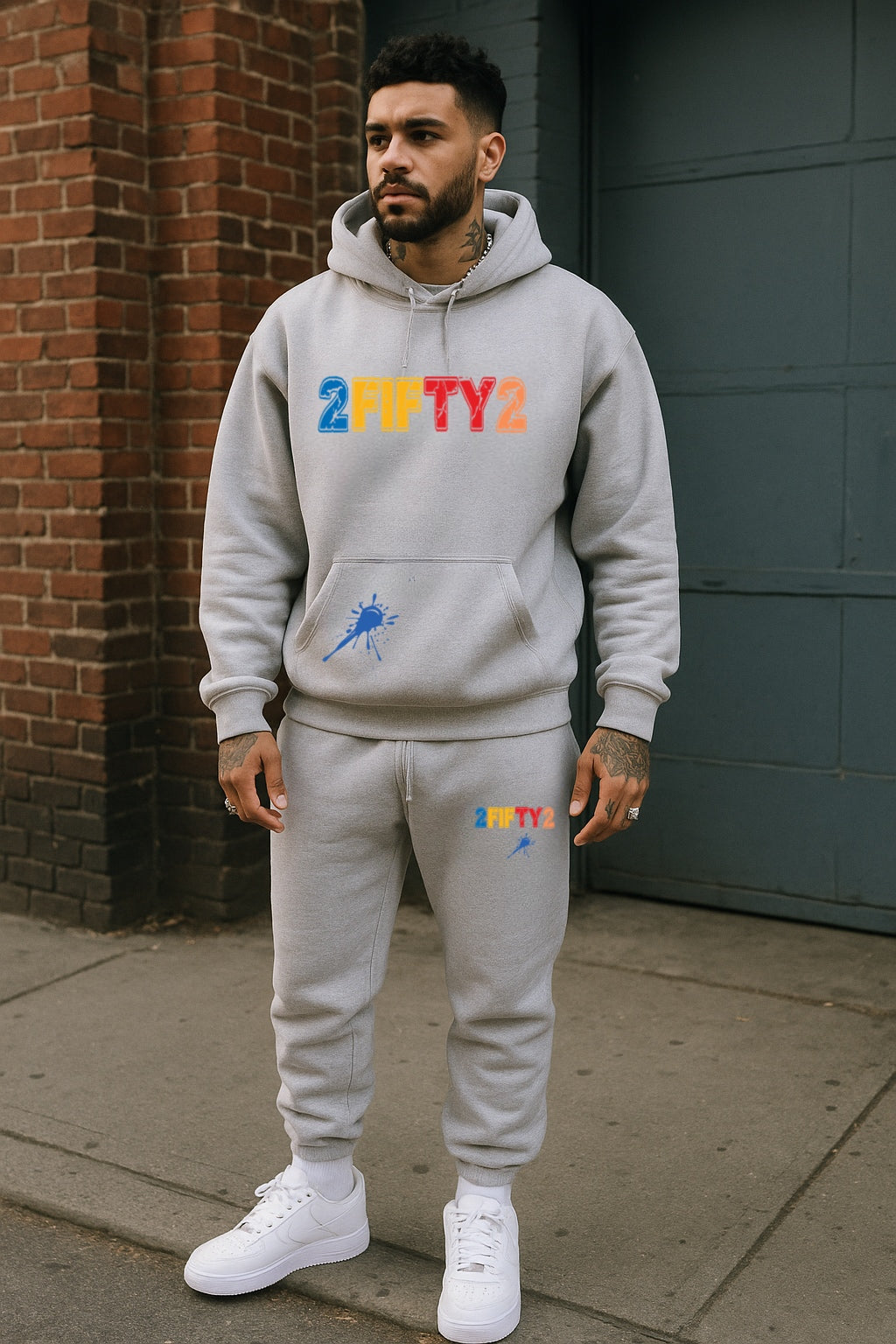 Men’s joggers set (gray) - 2fifty2