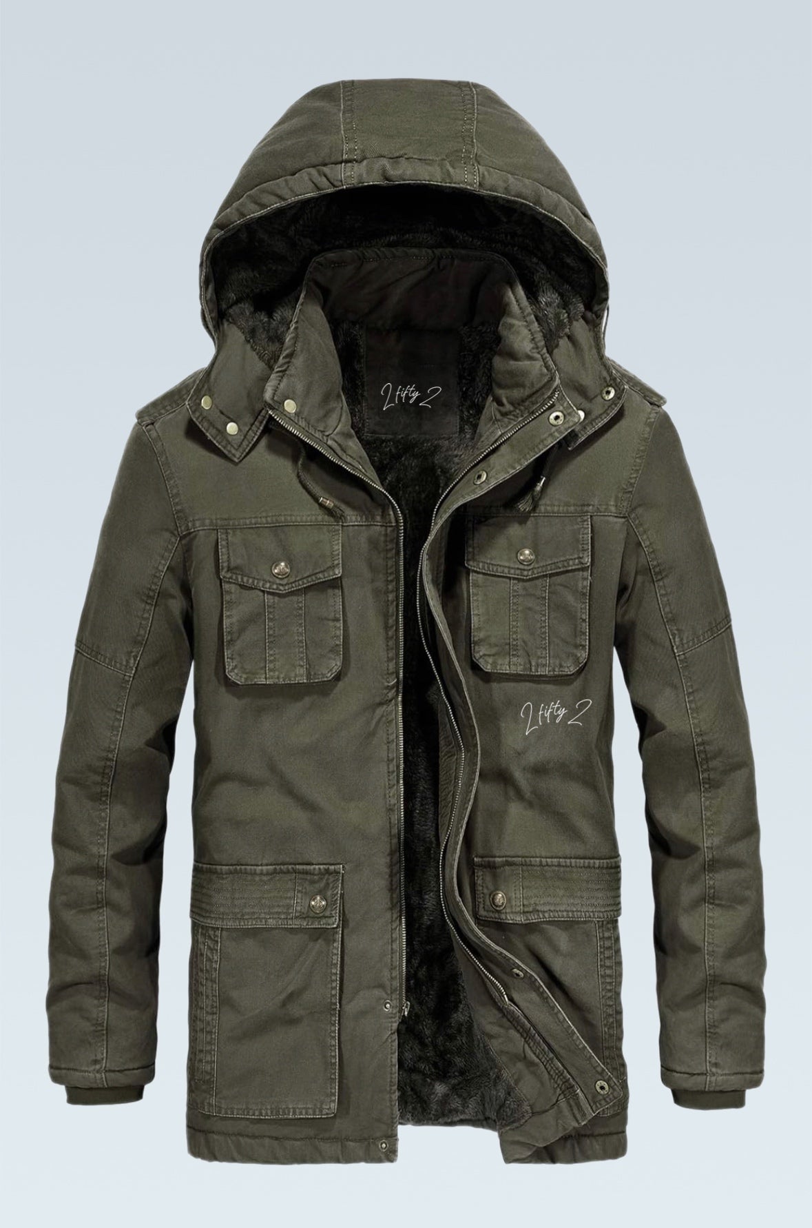 Men’s warm hooded jacket