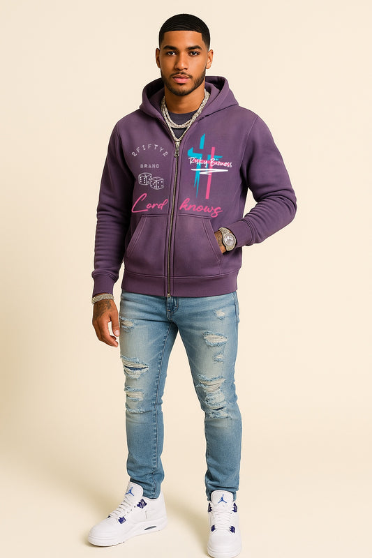 Men’s Risky Bizness pullover hoodie by: The 2Fifty2 Brand