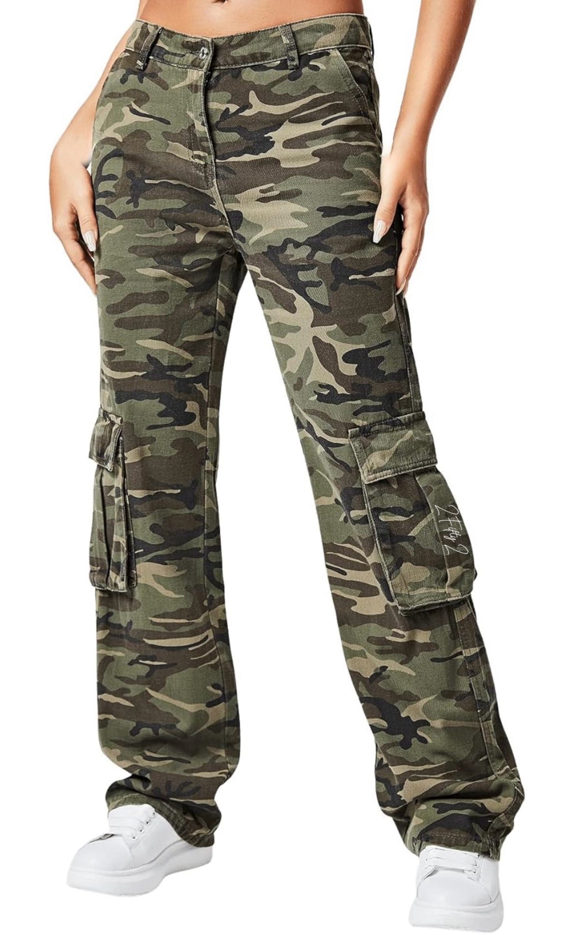 Women’s high rise camo pants