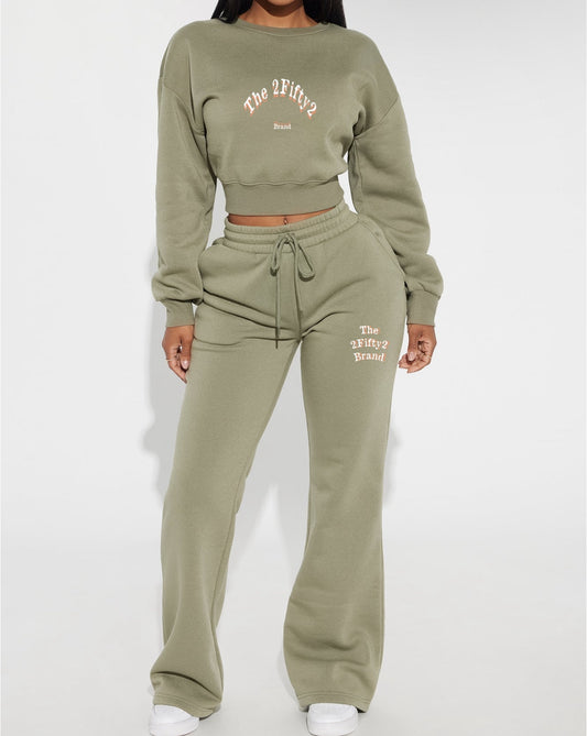 Women’s crew neck 2 piece set