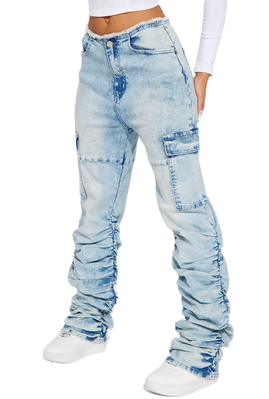 Women’s stacked cargo jeans by The 2Fifty2 Brand