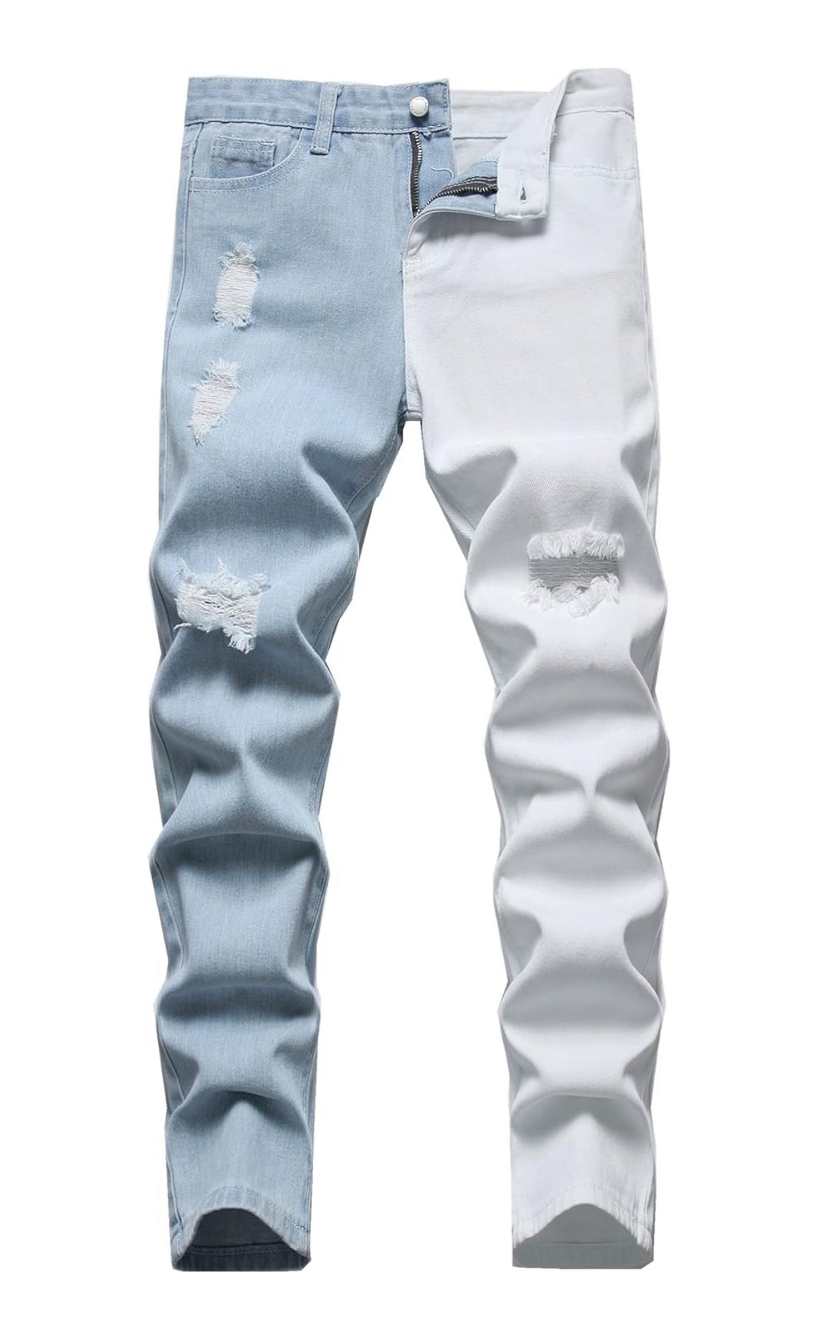 Boys 2 tone skinny jeans