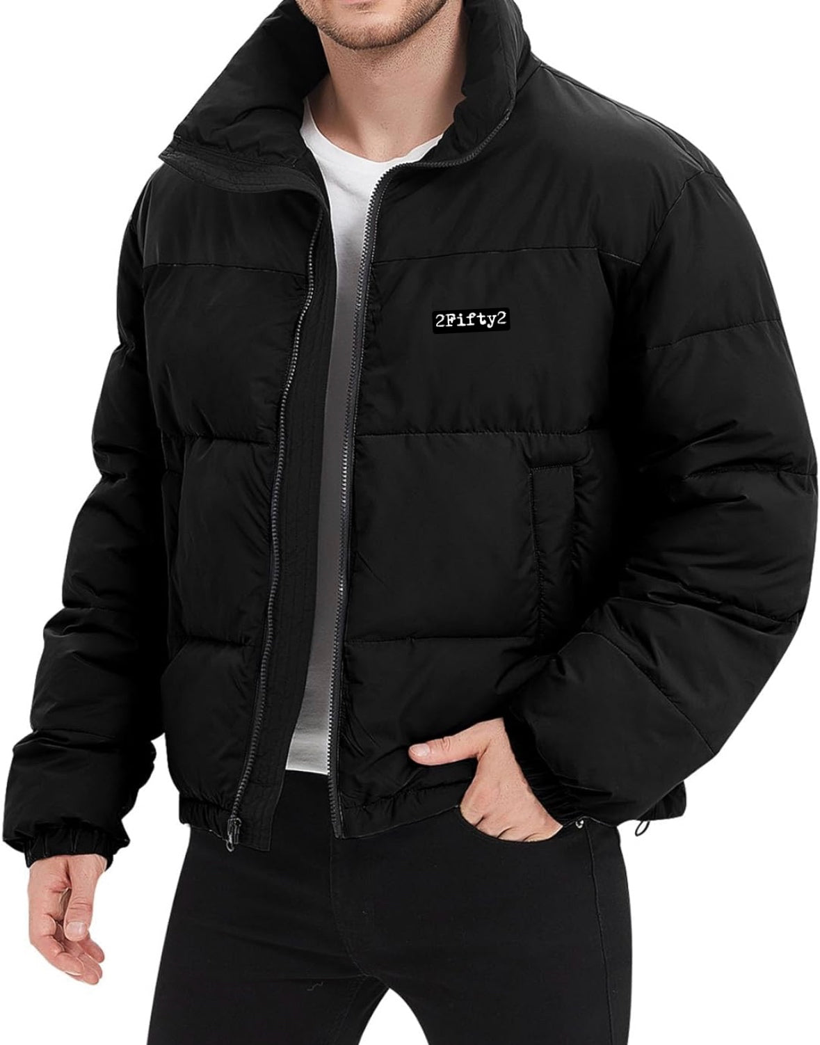 Men’s hoodless Puffer jacket