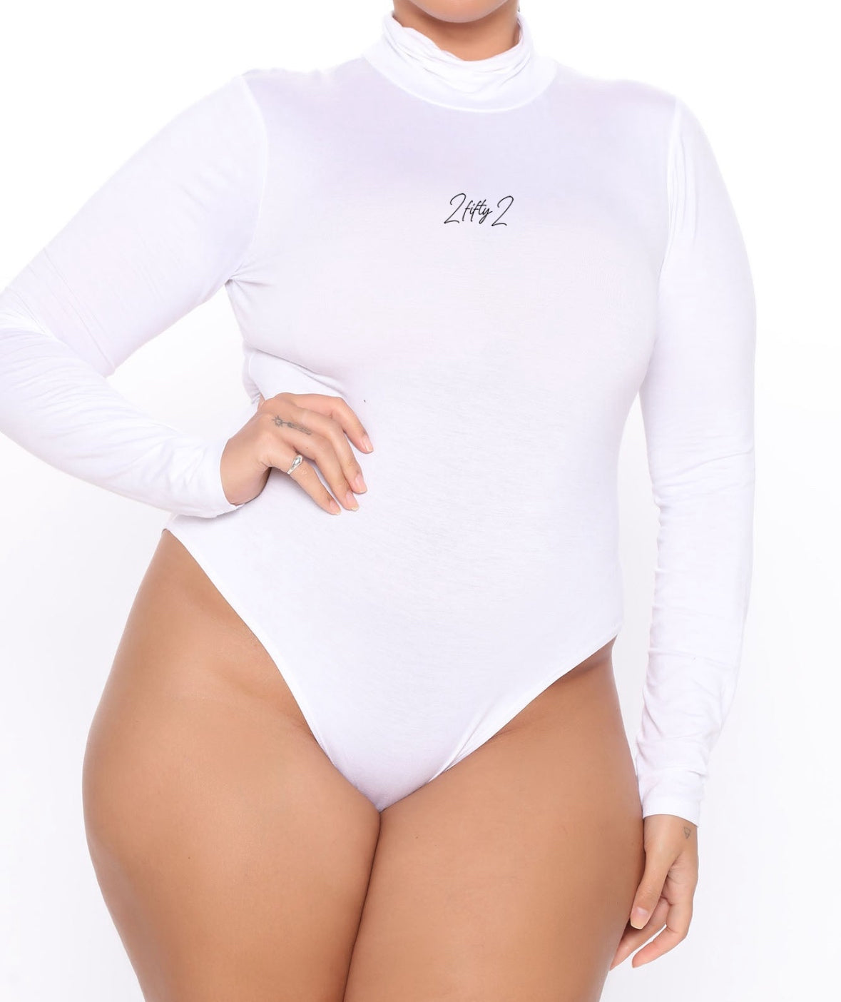 Women’s long sleeve turtleneck bodysuit