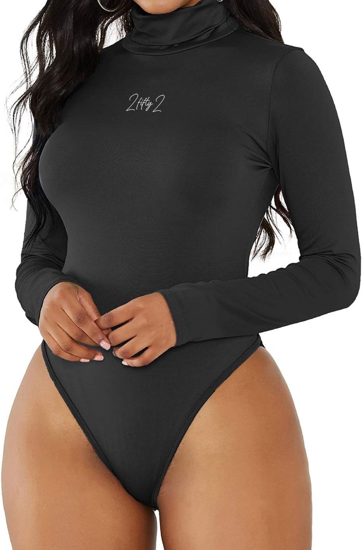 Women’s long sleeve turtleneck bodysuit