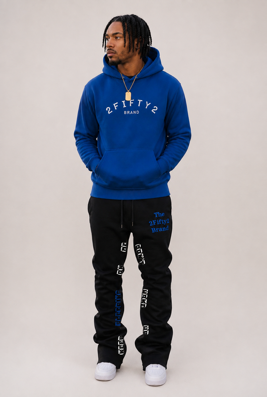 Men’s 2 piece flare bottoms jogger sweatsuit