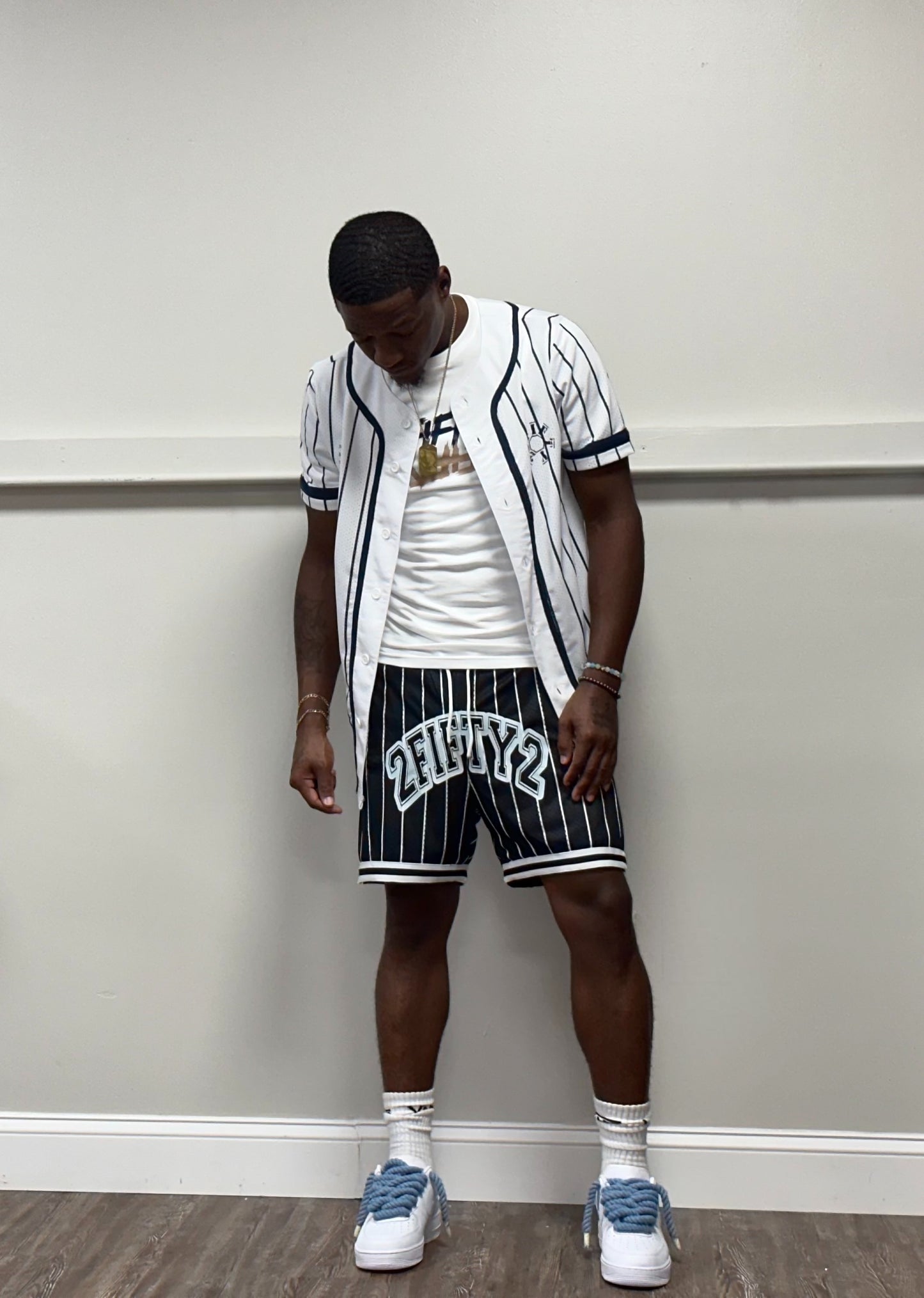 Striped Basketball Shorts