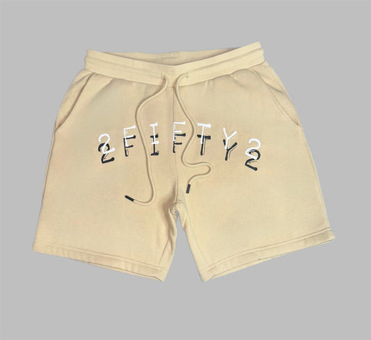 Plus size Men’s beige 2fifty2 brand sweat shorts