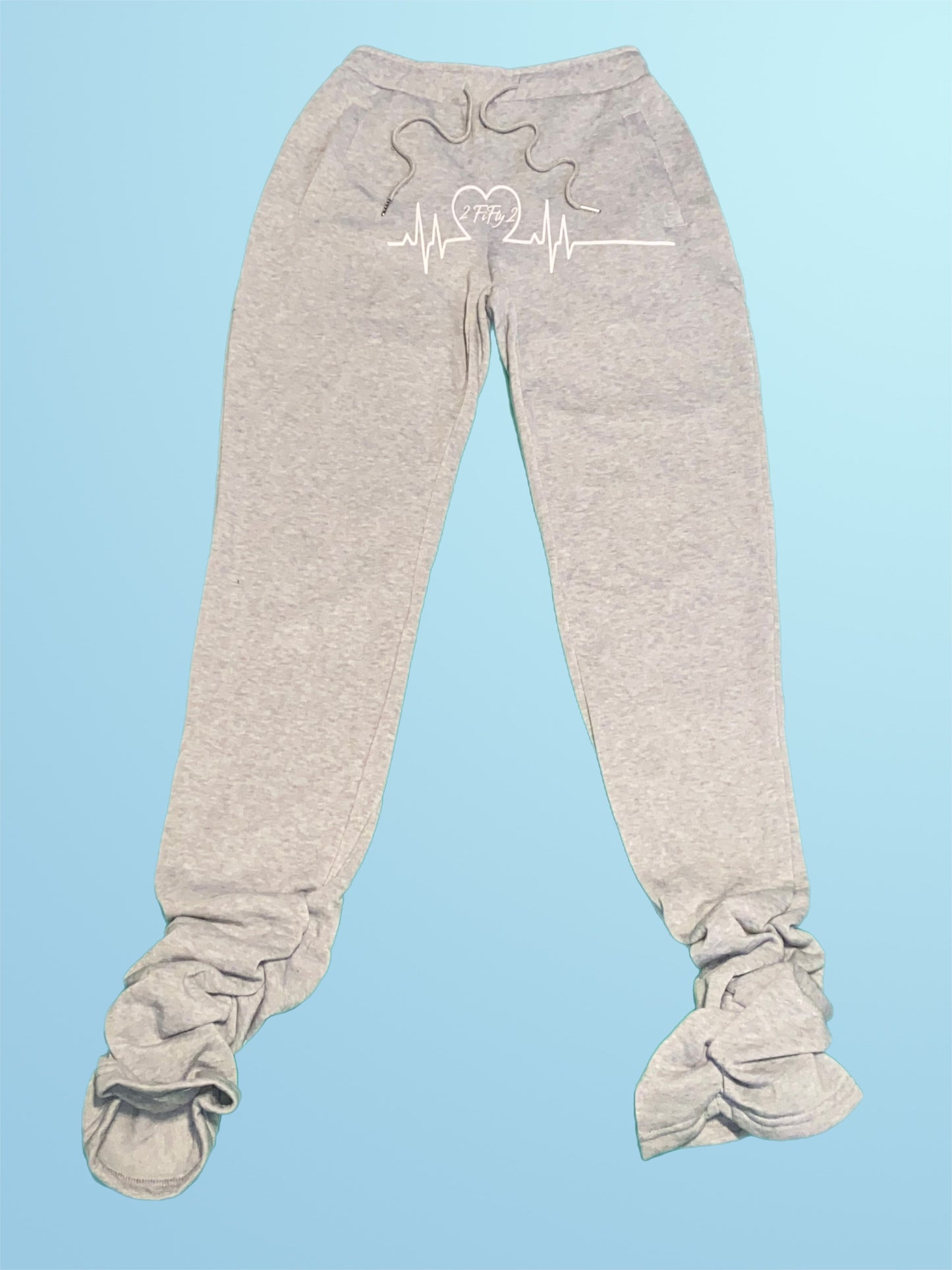 stacked women’s joggers