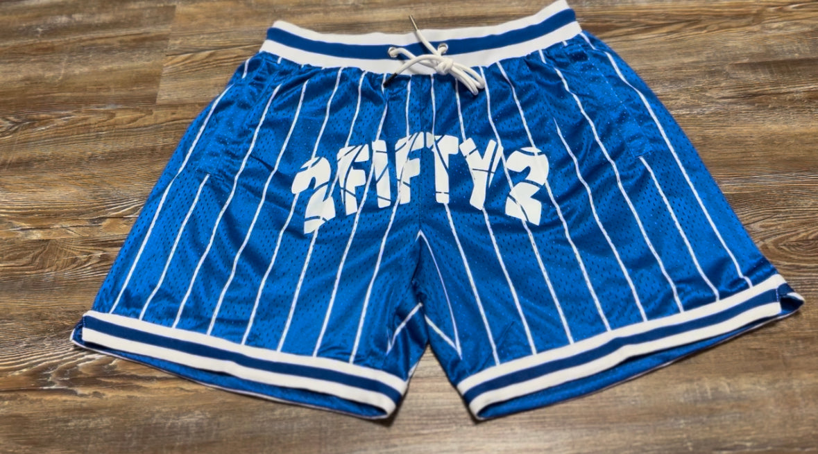 Striped Basketball Shorts