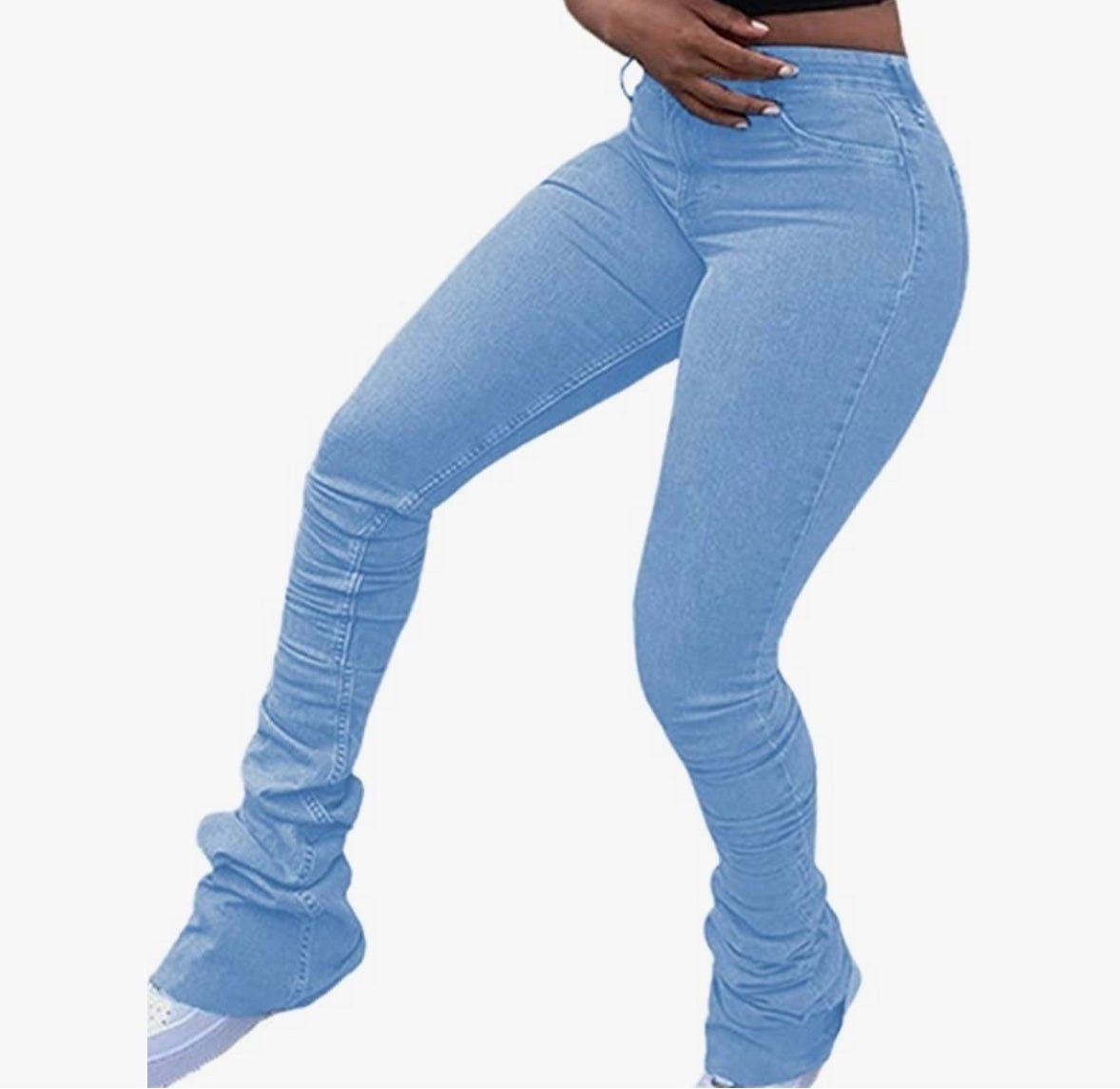 Women’s stacked jeans