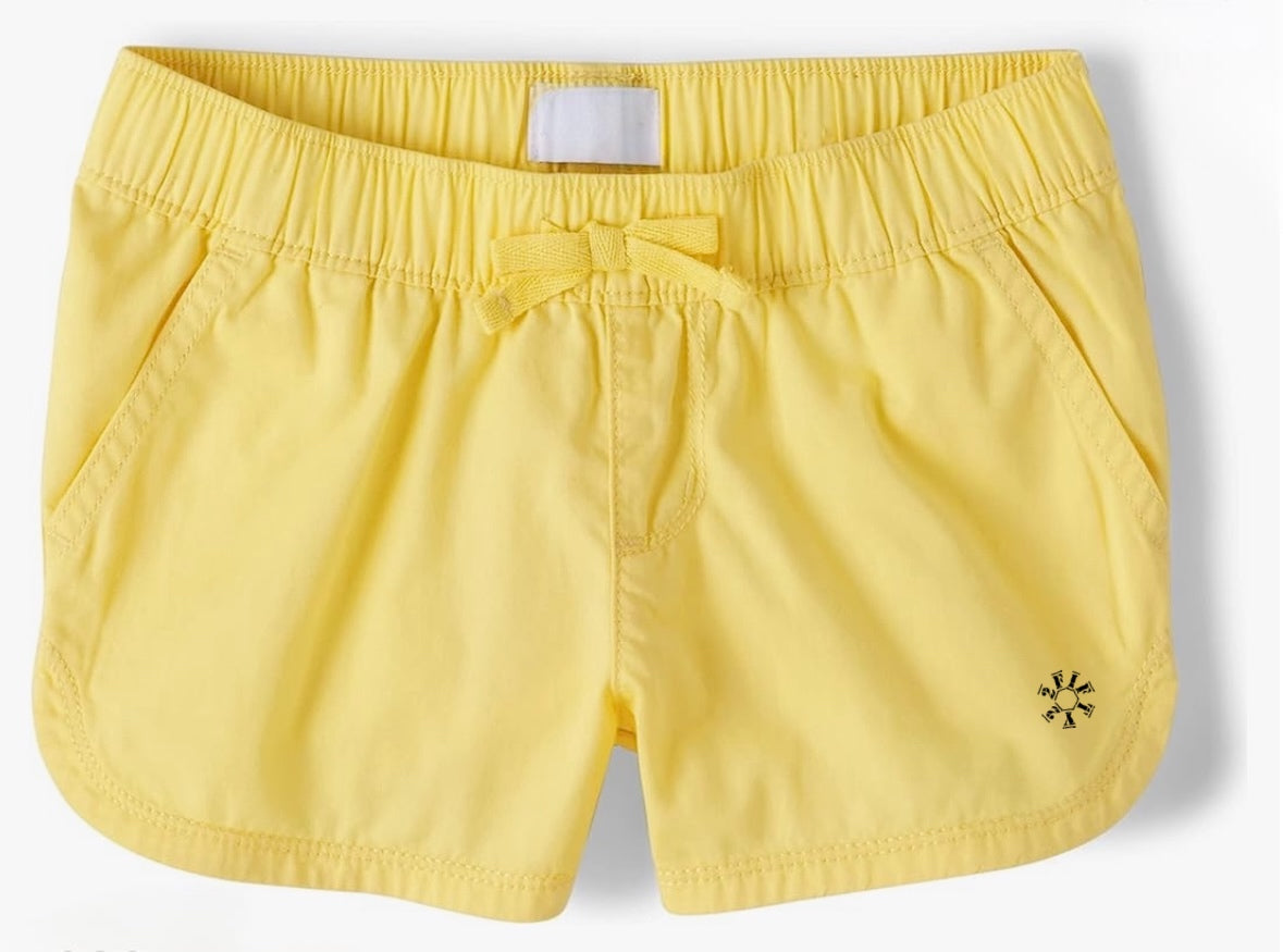 Girls solid summer shorts