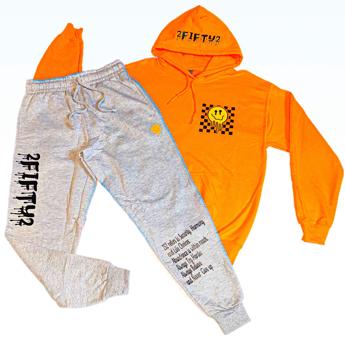 2 piece Sweatsuit Jogger set for men