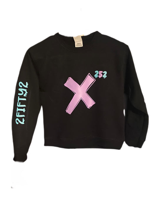 Black Crew neck sweatshirt X
