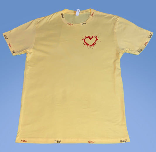 Mens yellow tee shirt - 2fifty2