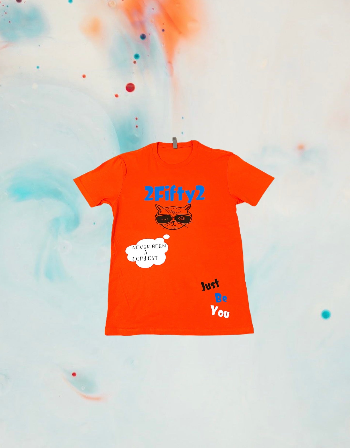 Graphic tee shirt for youth boys (orange) - 2fifty2