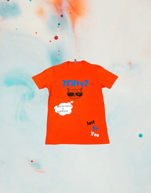Graphic tee shirt for youth boys (orange) - 2fifty2