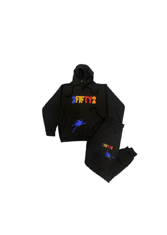 Black joggers set for boys - 2fifty2
