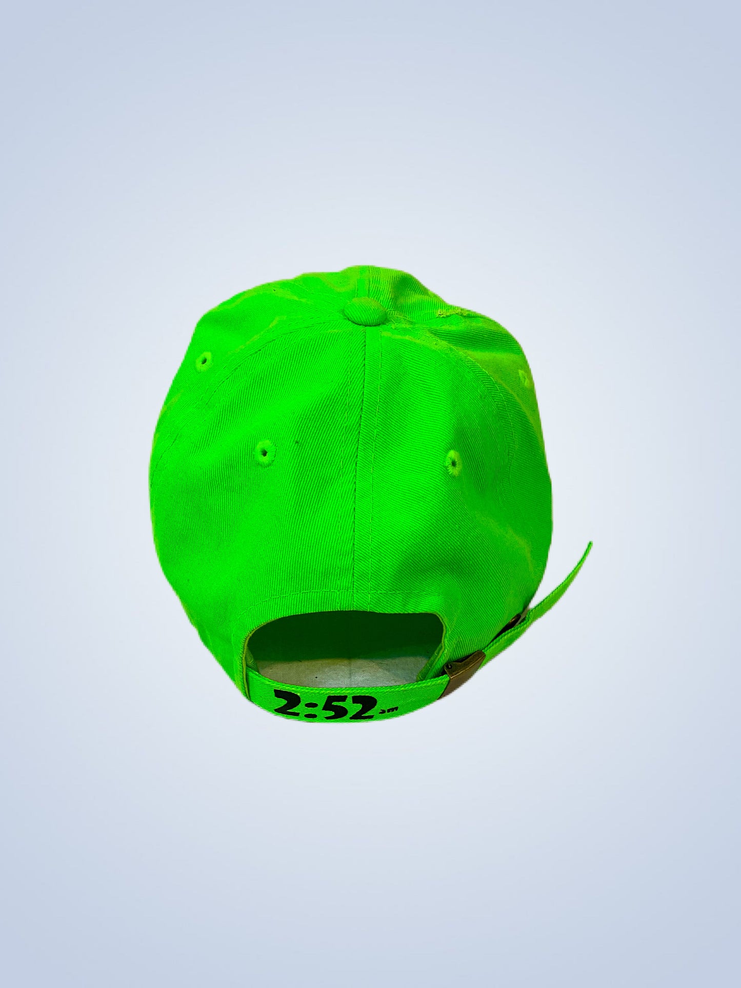 Neon Green Dad hat ( distressed) - 2fifty2