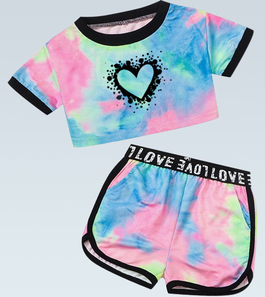 Girl's 2 piece Short Set